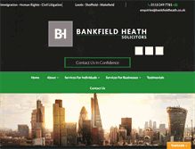 Tablet Screenshot of bankfieldheath.co.uk